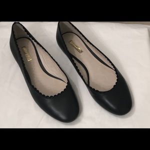 NEW Louise et Cie Black Leather Flats